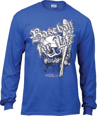 Express Gear Men's "Baseball For Life" Long Sleeve