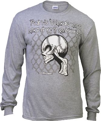 Express Gear Men's "Pain Is Weakness" Long Sleeve