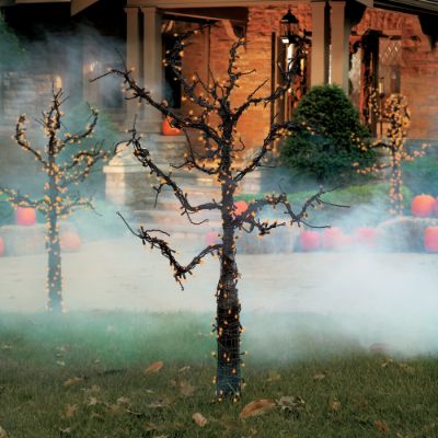 foggy halloween cauldron