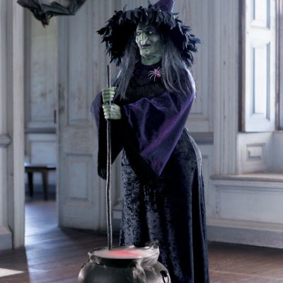 animated halloween witch