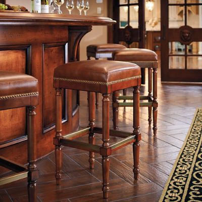 Raffles Backless Bar Stool
