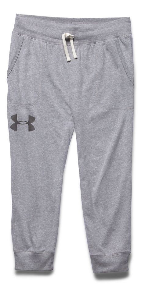 Womens Under Armour Charged Cotton Triblend Capri Pants at Road Runner