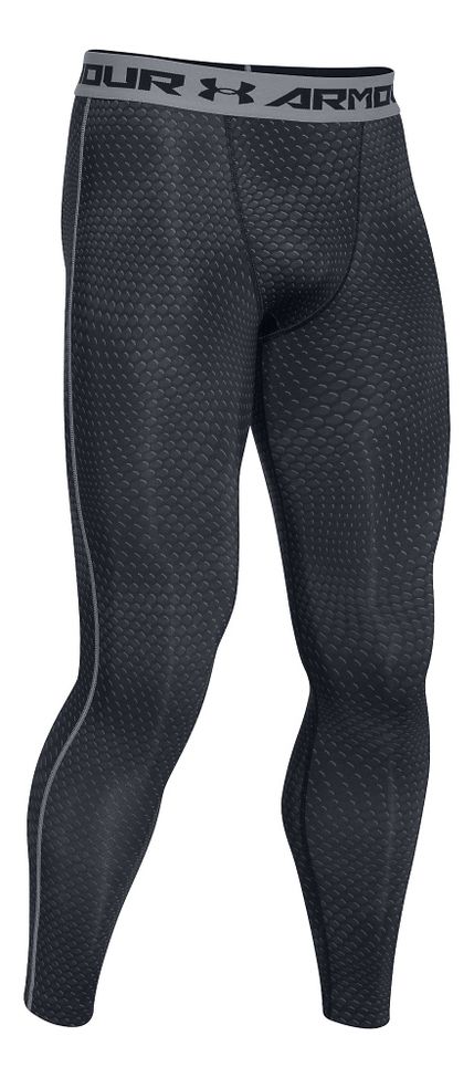 Mens Under Armour HeatGear Compression Printed Leggings Tights at Road