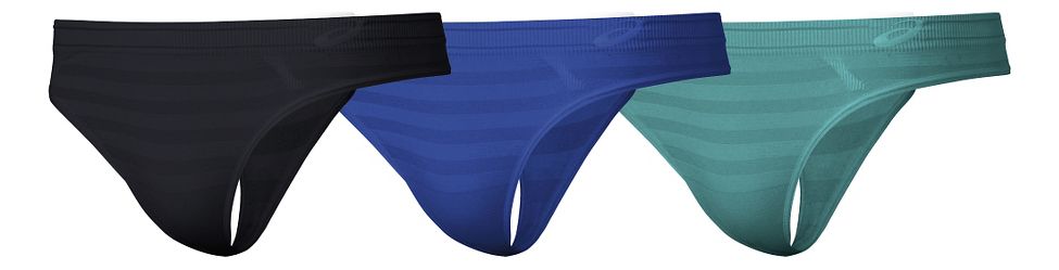 Womens ASICS ASX 3Pack Thong Underwear Bottoms at Road Runner Sports