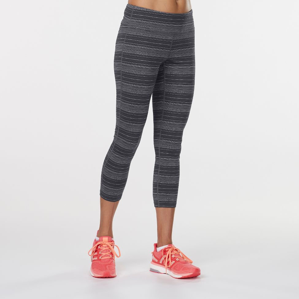 R-Gear Leg Up Printed Crop Legging Capri