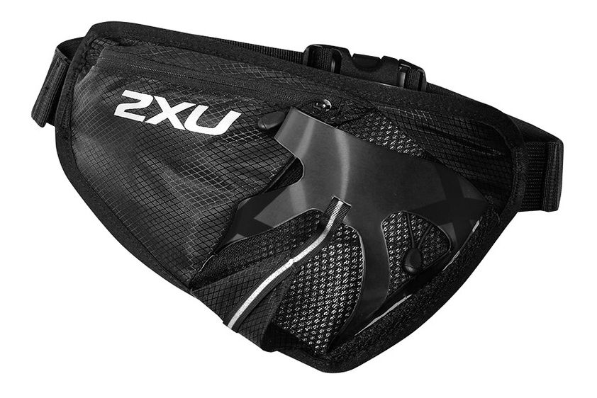 2XU&reg; Large Bottle Waist Pack :: The 2XU&reg; Waist Pack is the ideal companion for all endurance athletes. Featuring an adjustable elasticized belt for a secure fit, this pack offers POWER MESH pockets for increased breathability and storage to combat all workouts. Complete with a zipped pocket, this pack meets all race day demands.   This web exclusive item ships separately within the continental U.S. only. You can count on this item to ship in 3-5 business days!