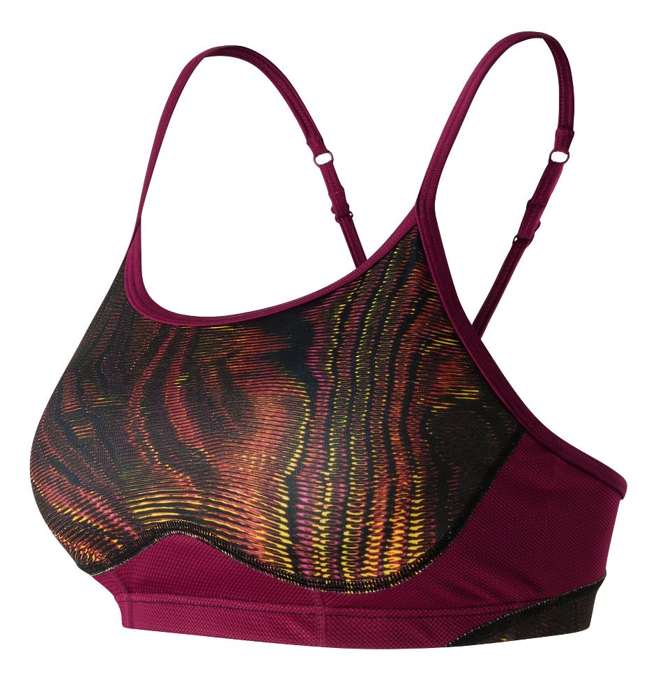 New Balance The Tenderly Obsessive Print Sports Bra