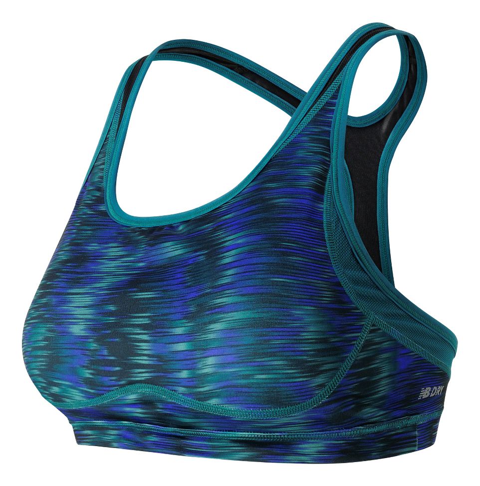 New Balance The Shapely Shaper Print Sports Bra