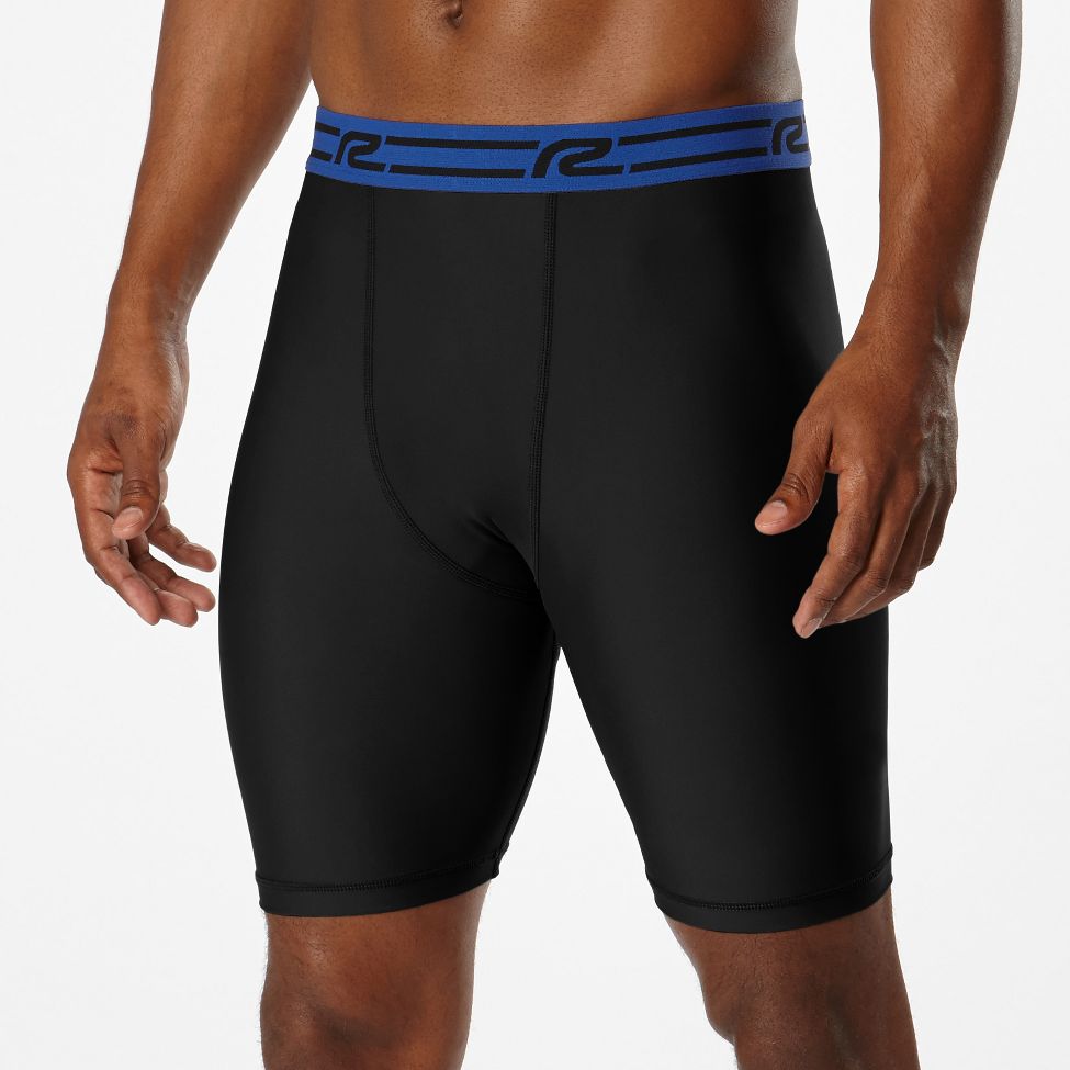Mens Road Runner Sports Energy Boost 8" Compression Short Boxer Brief