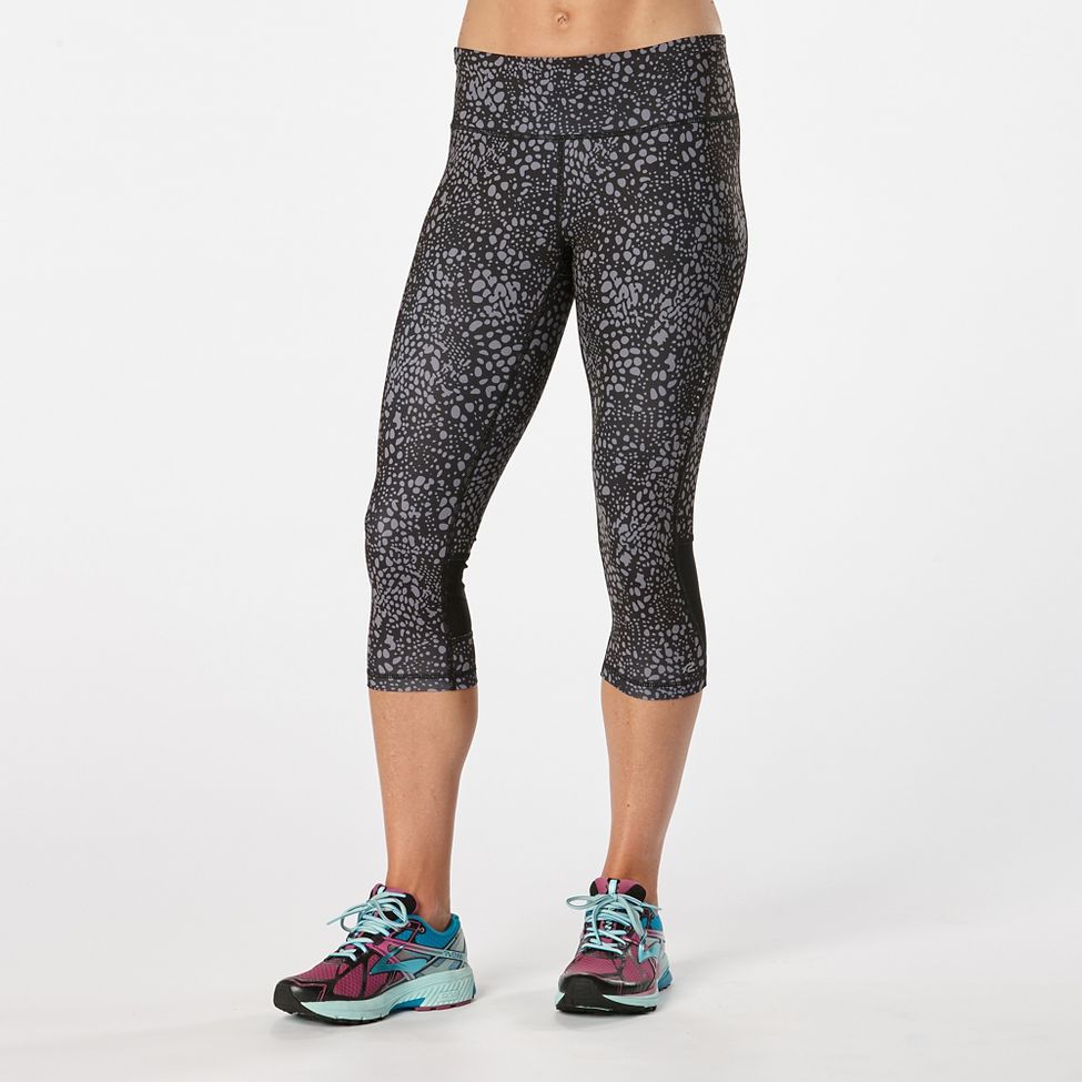 Road Runner Sports Recharge Compression Printed Capri Tights