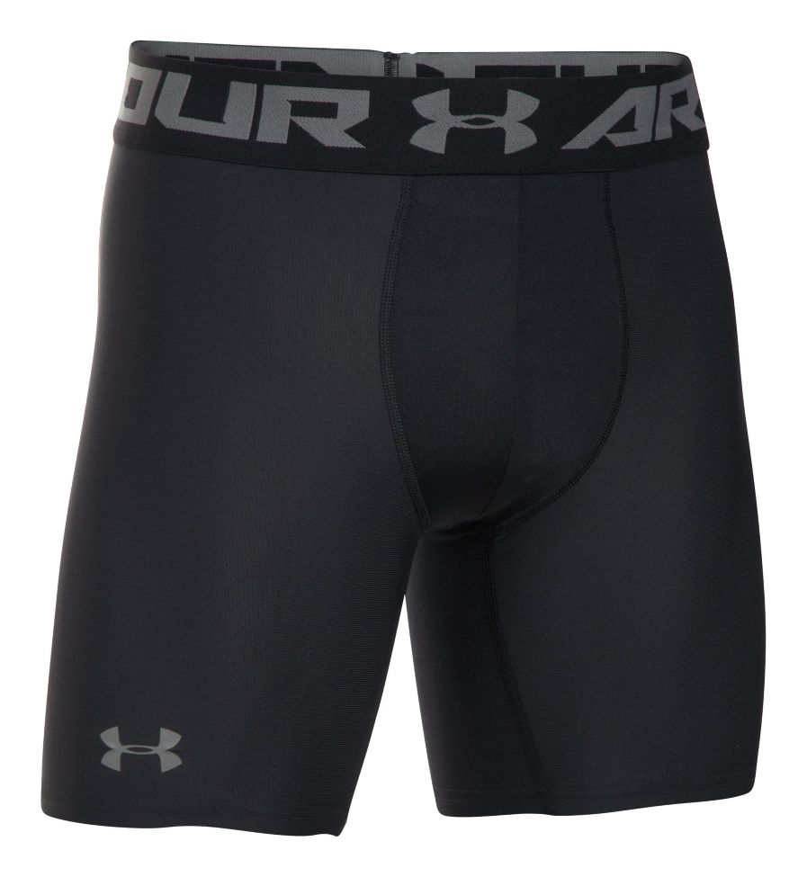 Mens Under Armour HeatGear 2.0 Cup Pocket Short Boxer Brief Underwear