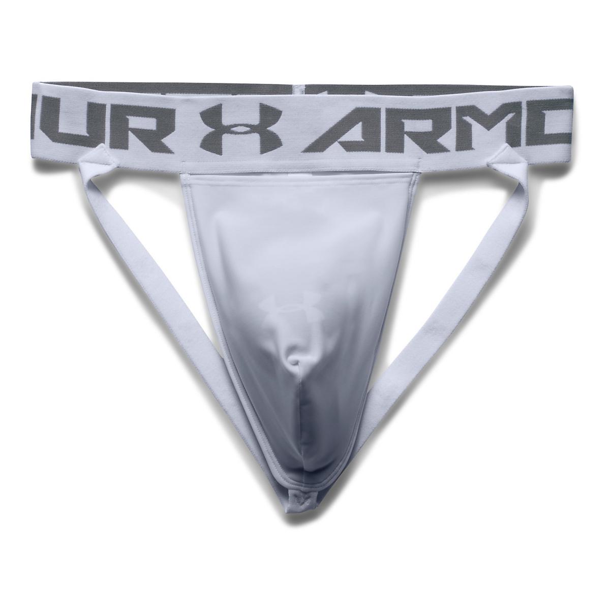 Mens Under Armour Performance Jock With Cup Jock Underwear Bottoms At
