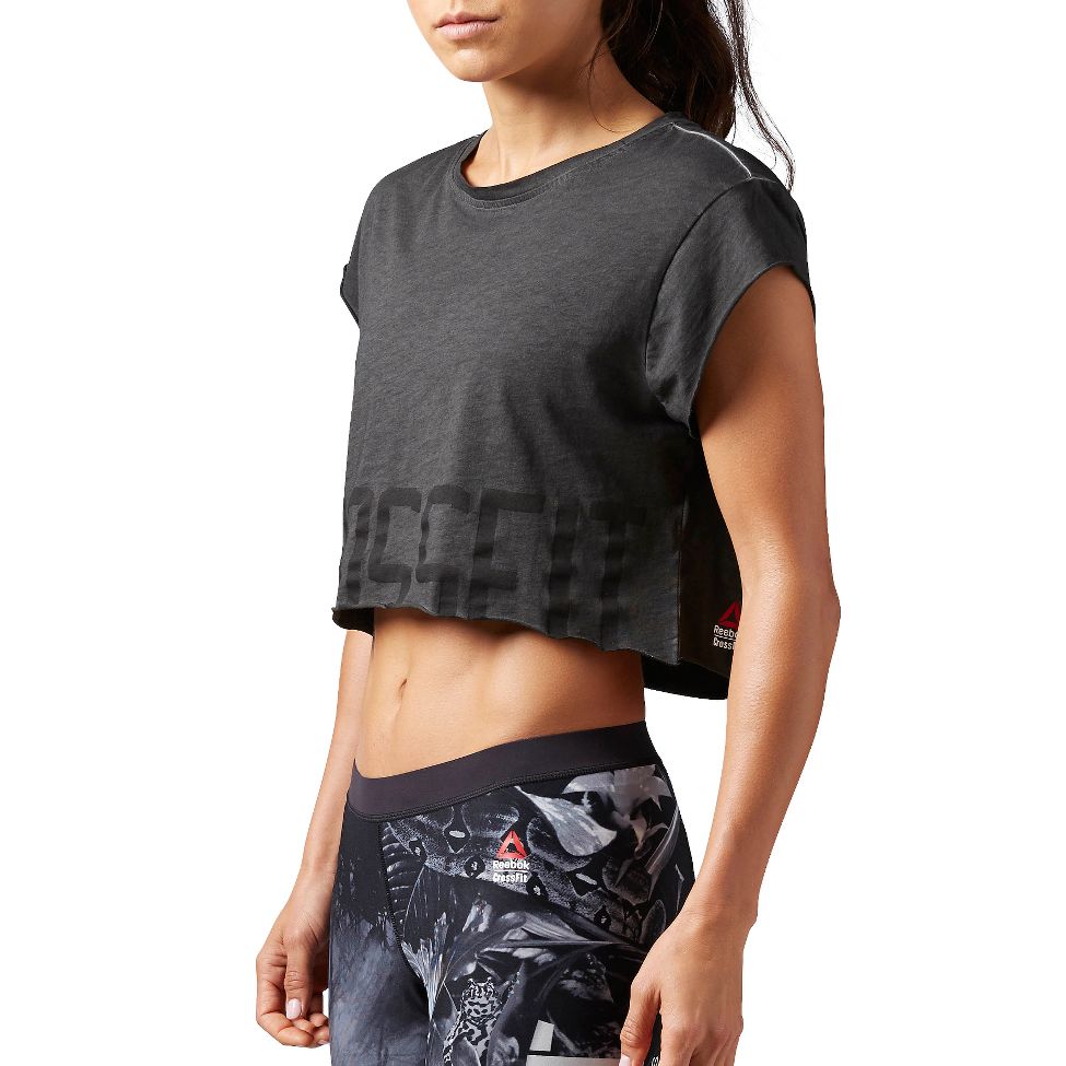 Reebok CrossFit Washed Crop Tee