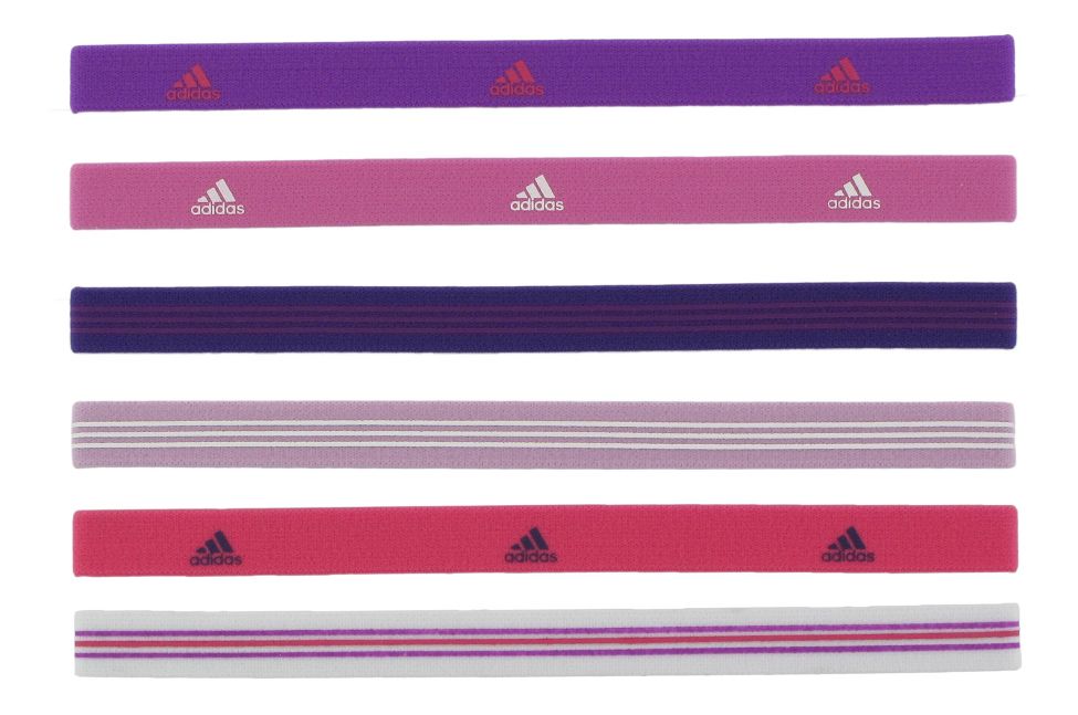 Womens adidas Sidespin Hairband 6pk Headwear