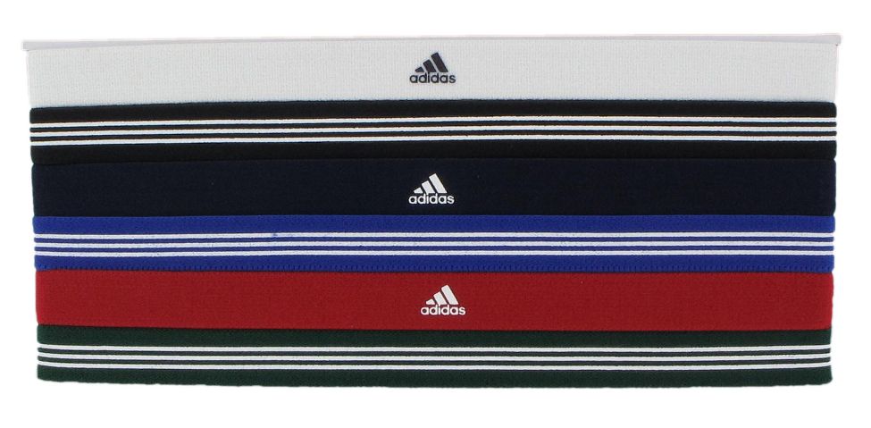Womens adidas Sidespin Hairband 6pk Headwear