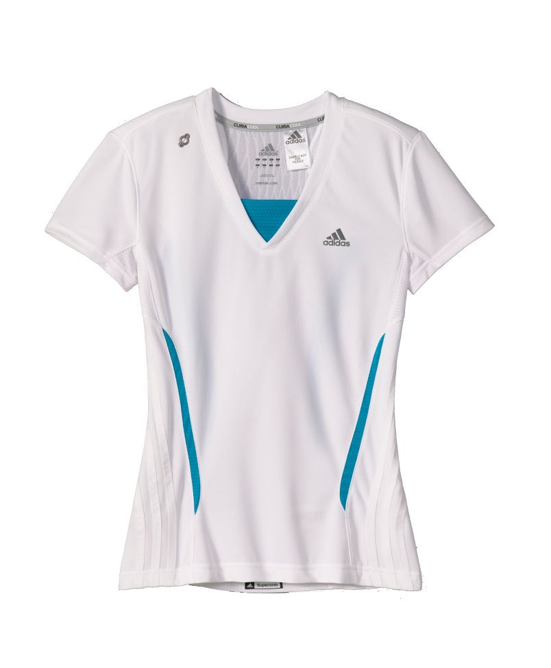 Womens adidas Glide Short Sleeve Technical Tops