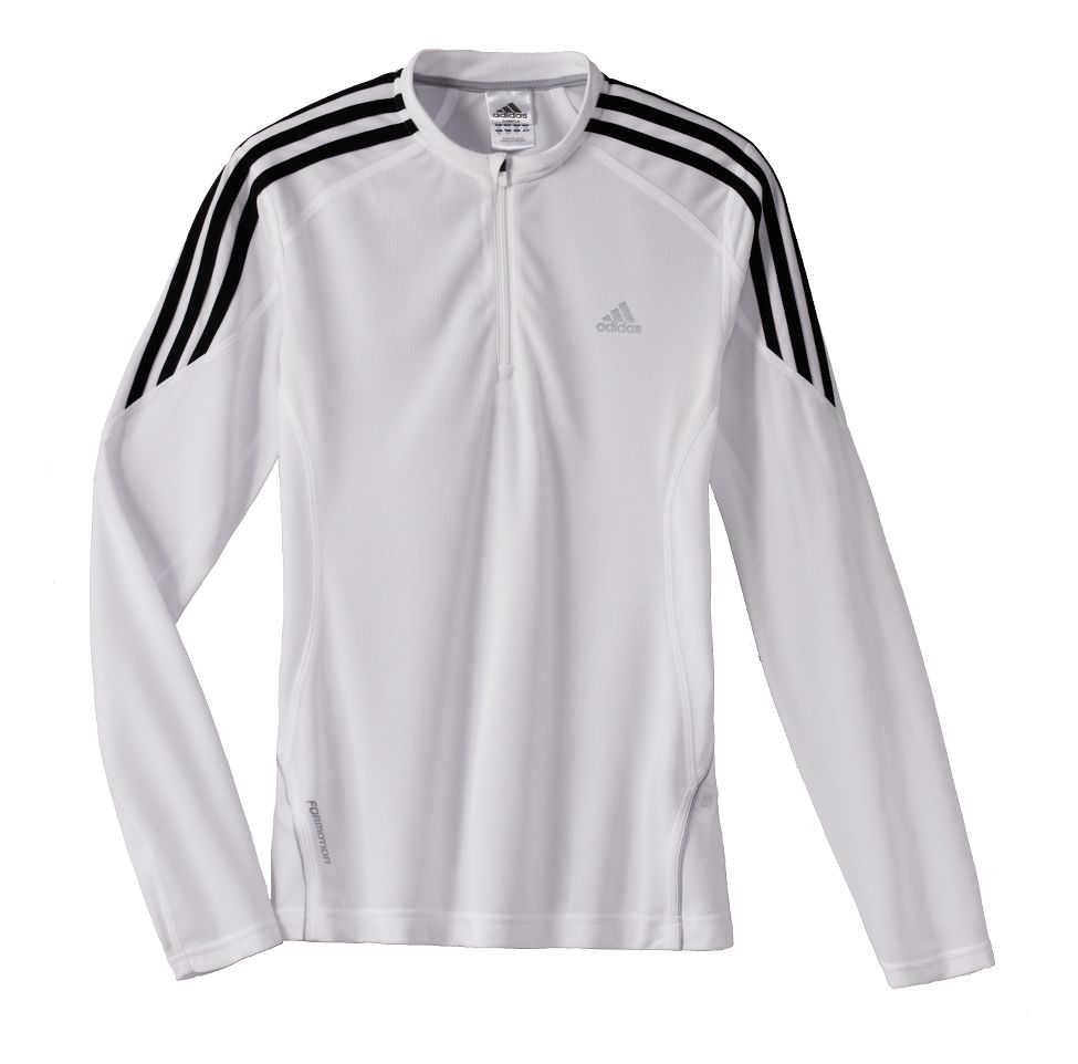 Womens adidas Response DS Long Sleeve 1/2 Zip Technical Tops