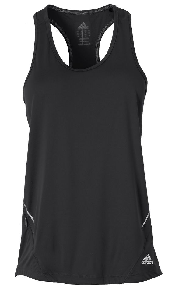 Womens adidas Sequencials Fitted Tank Technical Tops