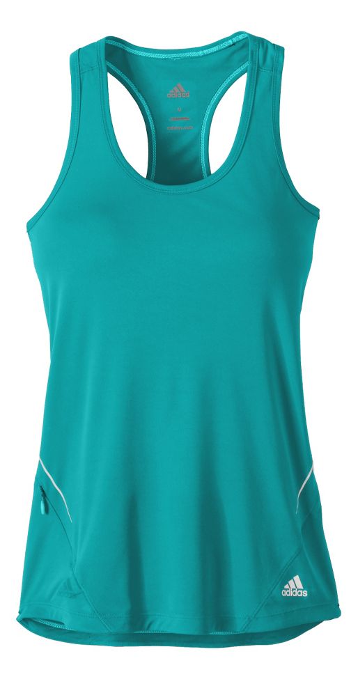 Womens adidas Sequencials Fitted Tank Technical Tops