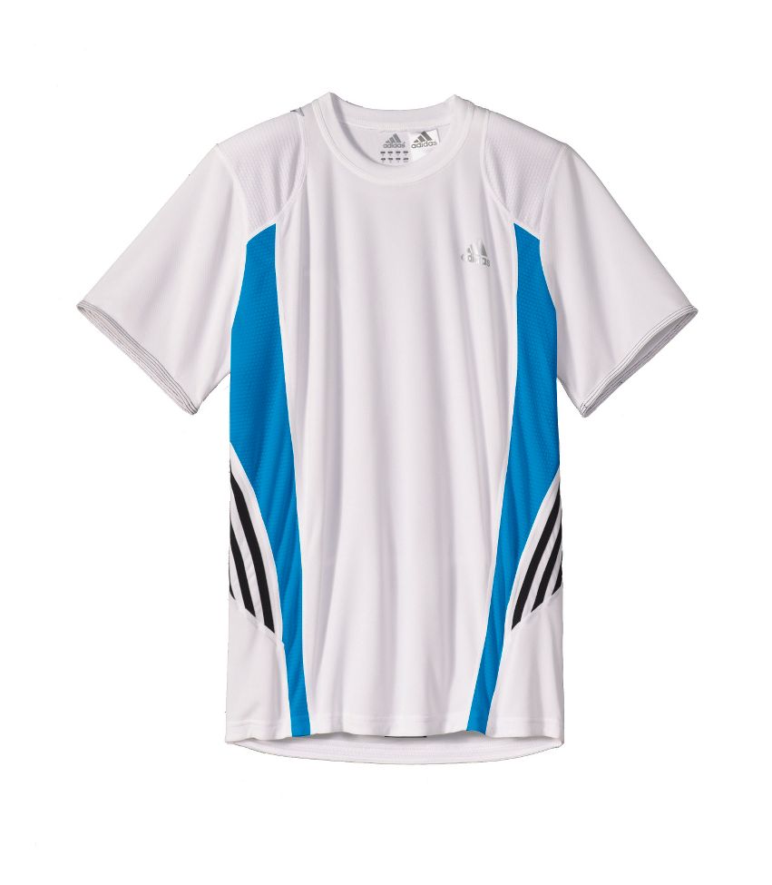 Mens adidas Glide Short Sleeve Technical Tops