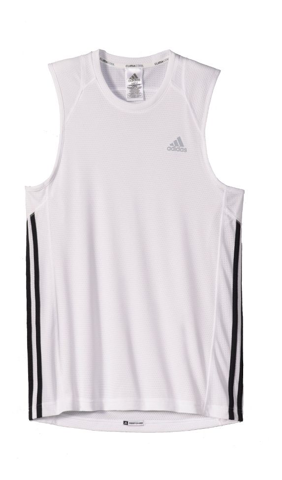 Mens adidas Response Sleeveless Technical Tops
