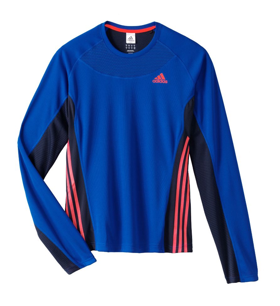 Mens adidas Supernova Long Sleeve No Zip Technical Tops