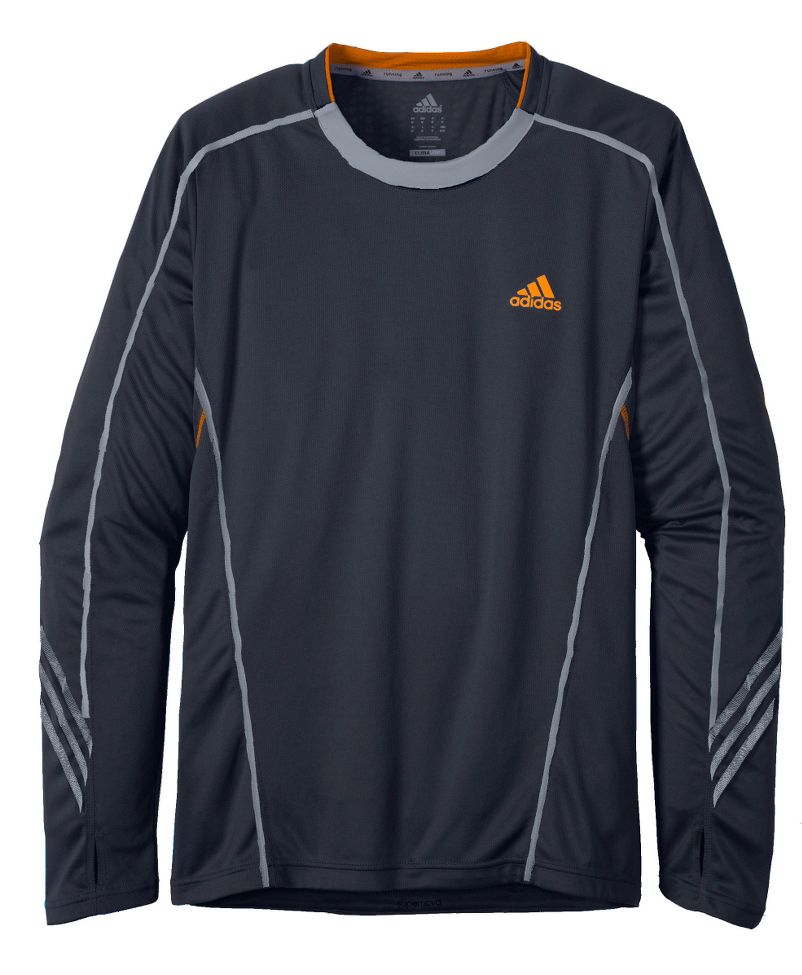 Mens adidas Supernova Long Sleeve No Zip Technical Tops