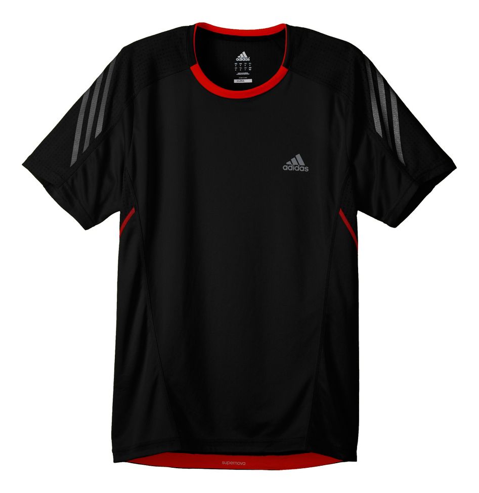 Mens adidas Supernova Short Sleeve Tee Technical Tops