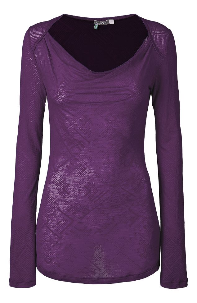 Womens Anue Chai Tee Long Sleeve No Zip Technical Tops