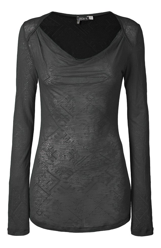 Womens Anue Chai Tee Long Sleeve No Zip Technical Tops