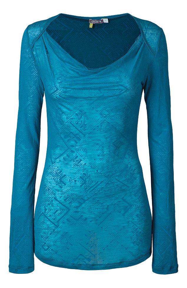 Womens Anue Chai Tee Long Sleeve No Zip Technical Tops