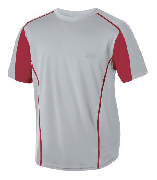 Mens ASICS Velostretch Run Short Sleeve Top