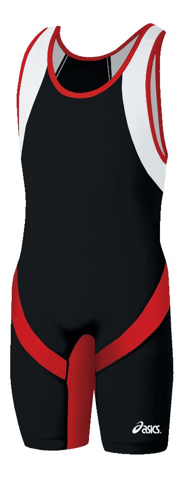 Mens ASICS Take Down Wrestling Singlet Unisuit Mens ASICS Take Down Wrestling Singlet Unisuit
