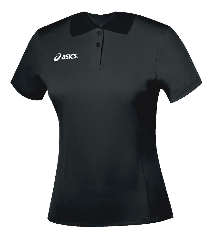 Womens ASICS Team Polo Short Sleeve Top