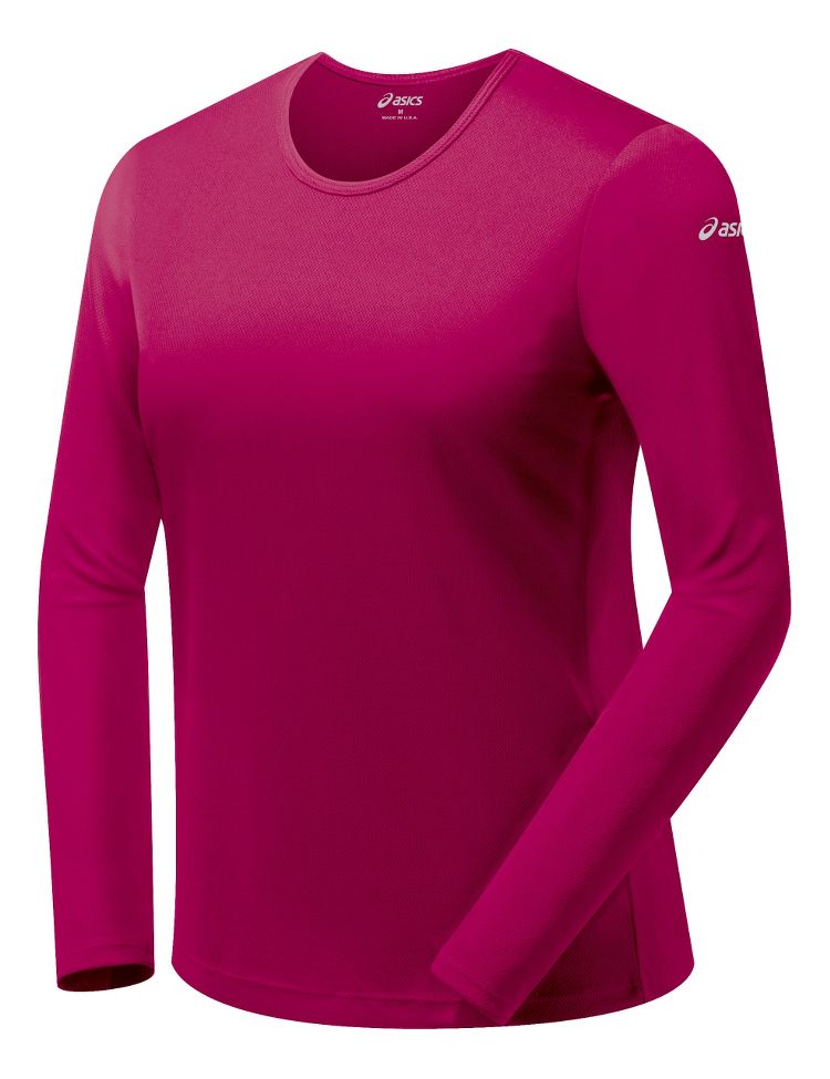 Womens ASICS Core Long Sleeve No Zip Technical Top Womens ASICS Core Long Sleeve No Zip Technical Top