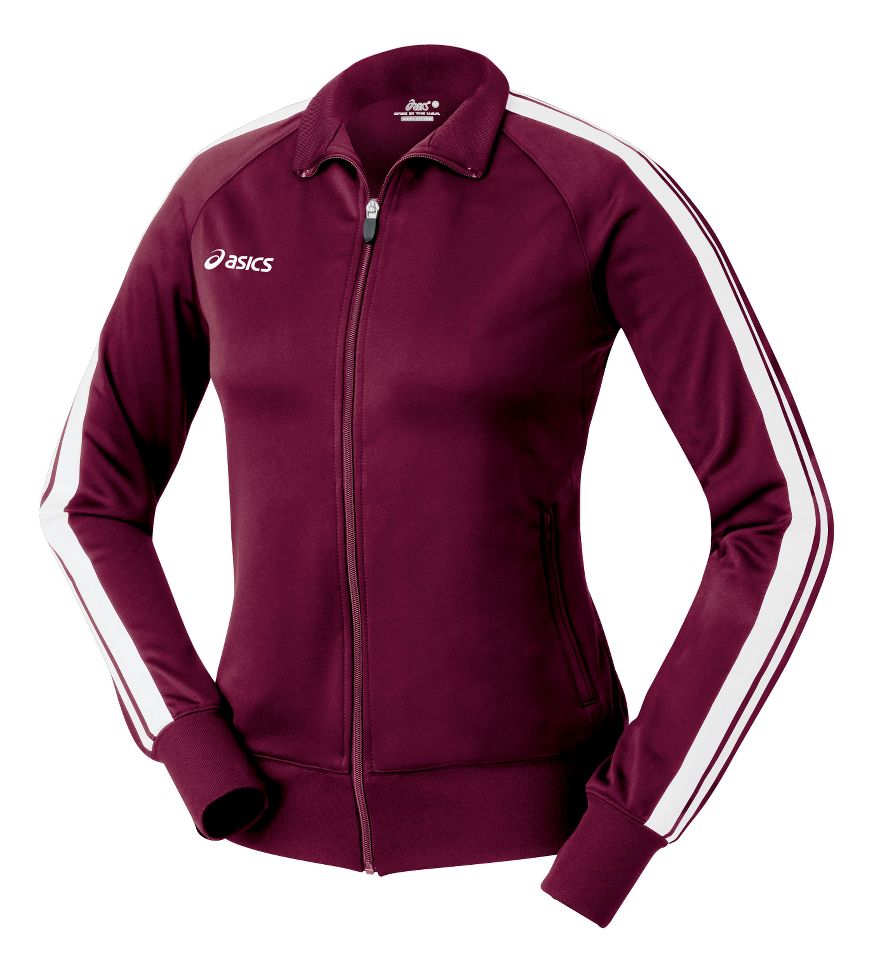 Womens ASICS Hurdle Track Warm-Up Unhooded Jackets