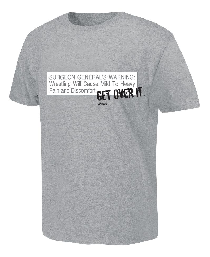 Mens ASICS Get Over It Short Sleeve Top