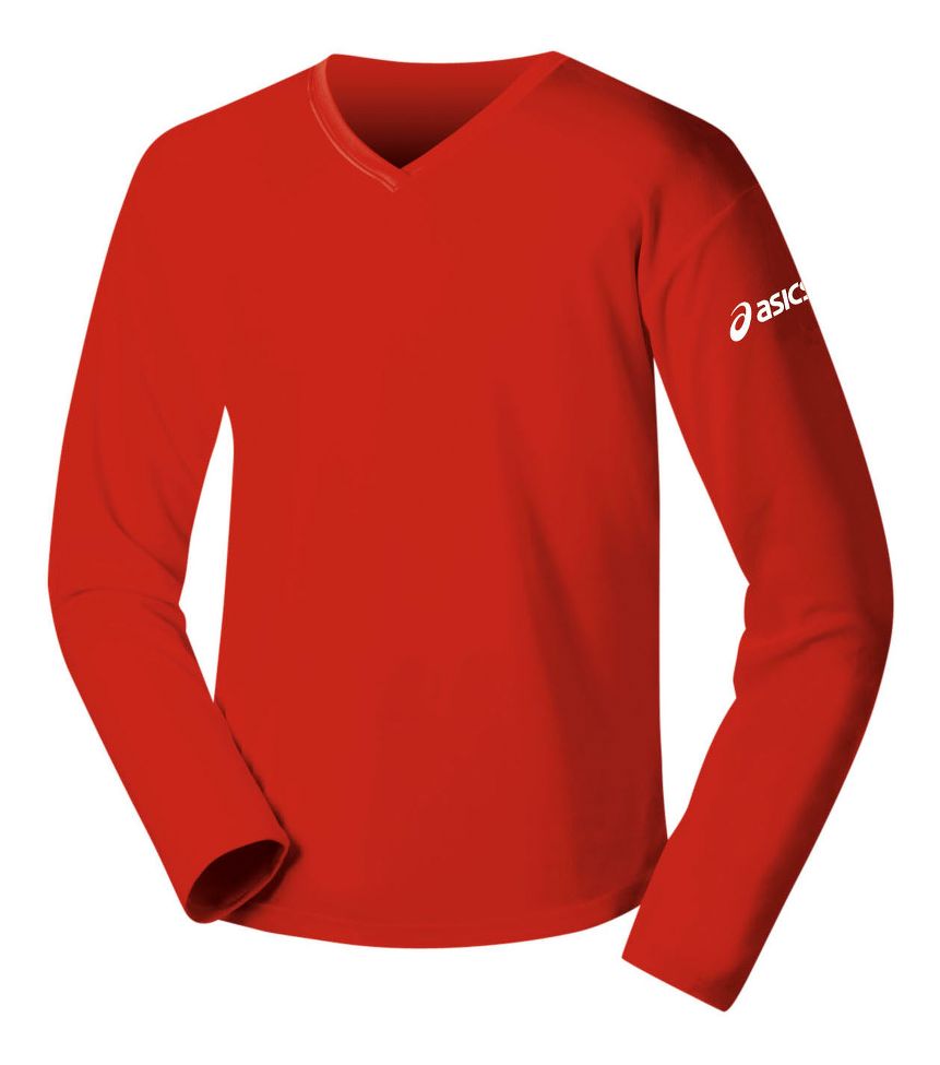 Womens ASICS Circuit-7 Warm-Up Long Sleeve No Zip Technical Top