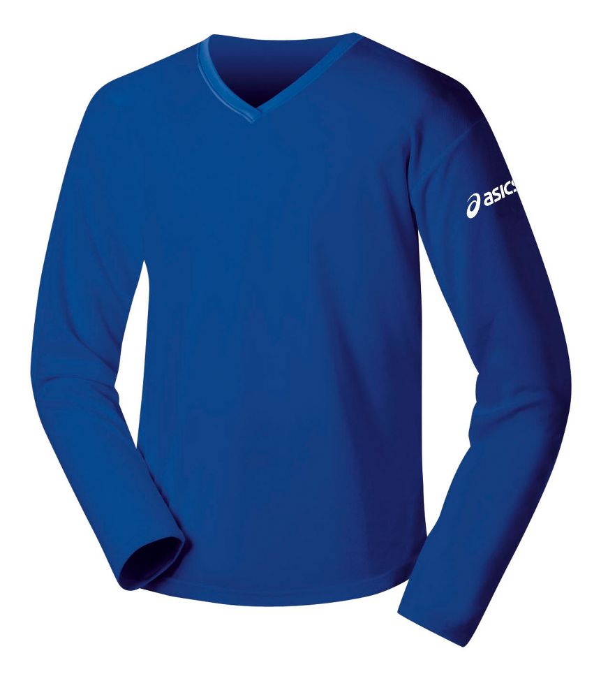 Womens ASICS Circuit-7 Warm-Up Long Sleeve No Zip Technical Top