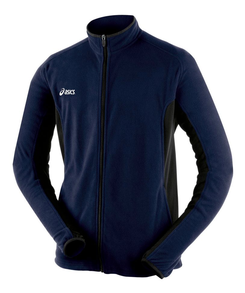 ASICS Team Micro Fleece Warm-Up Unhooded Jacket