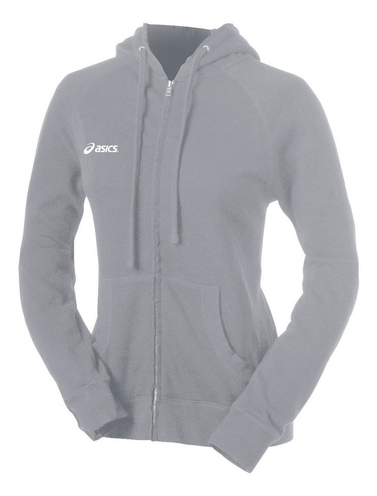 Womens ASICS Fleece Warm-Up Hooded  Jacket