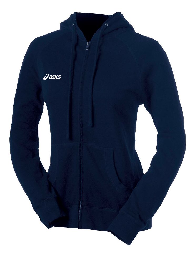 Womens ASICS Fleece Warm-Up Hooded  Jacket