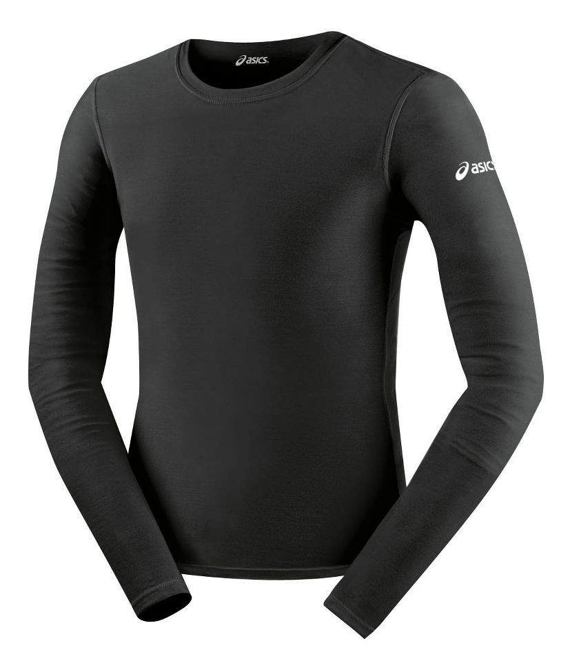 Mens ASICS Compression Long Sleeve No Zip Technical Tops