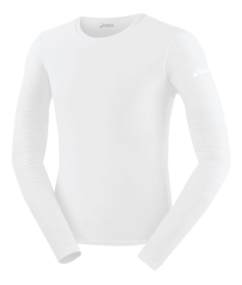 Mens ASICS Compression Long Sleeve No Zip Technical Tops