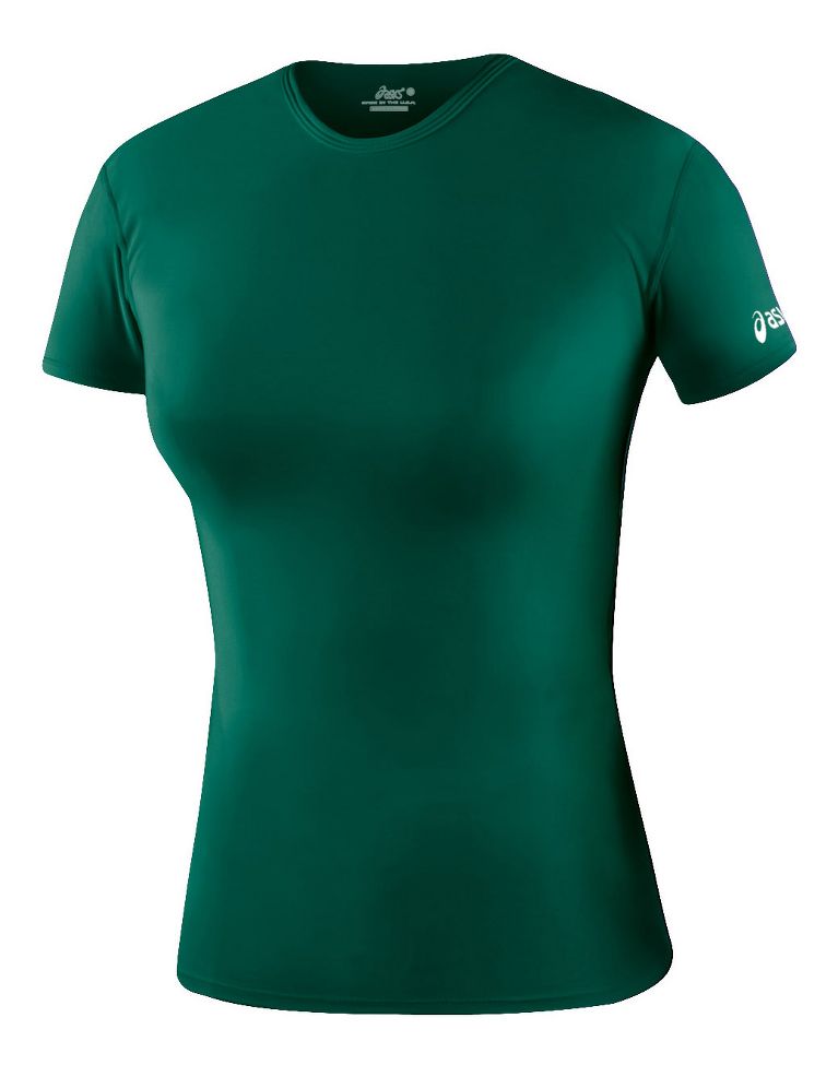 Womens ASICS Compression Short Sleeve Technical Tops