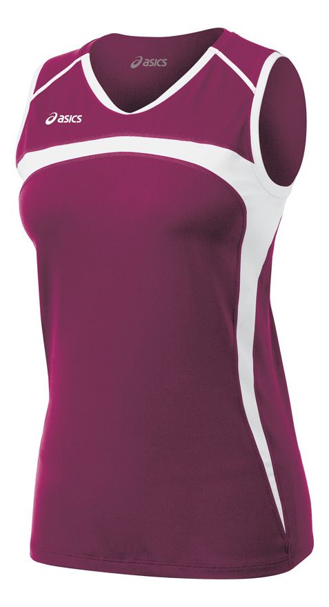 Womens ASICS Ace Jersey Sleeveless Technical Tops