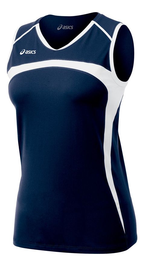 Womens ASICS Ace Jersey Sleeveless Technical Tops