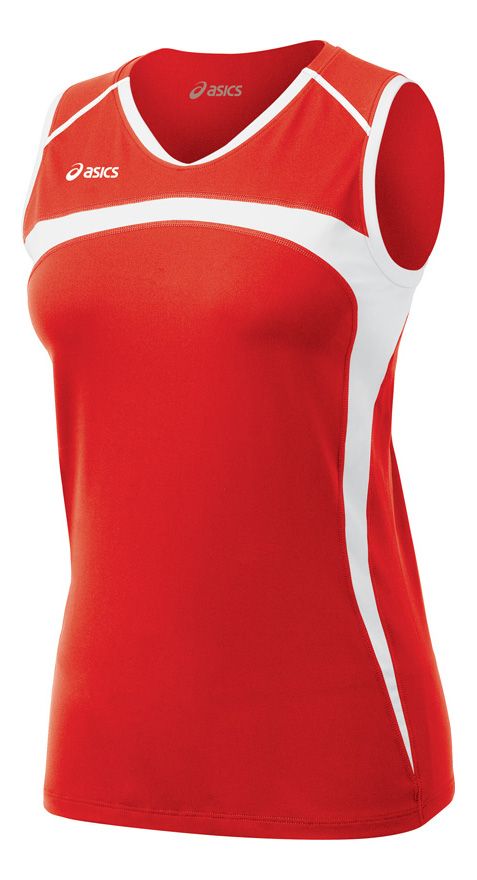 Womens ASICS Ace Jersey Sleeveless Technical Tops