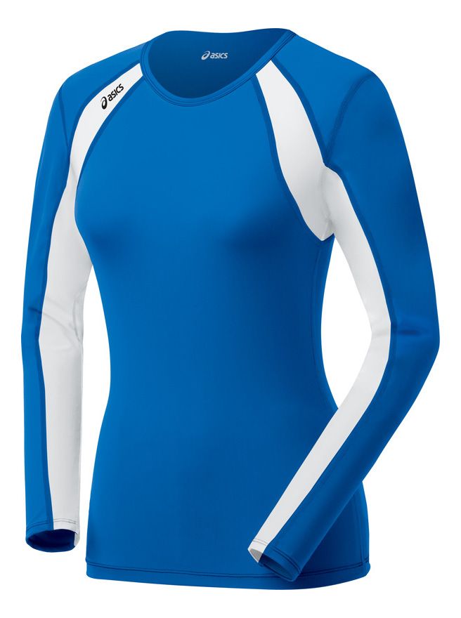 Womens ASICS Heater Long Sleeve No Zip Technical Tops