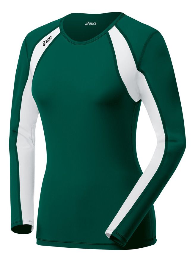 Womens ASICS Heater Long Sleeve No Zip Technical Tops